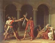 Jacques-Louis  David, The Oath of the Horatii (mk05)